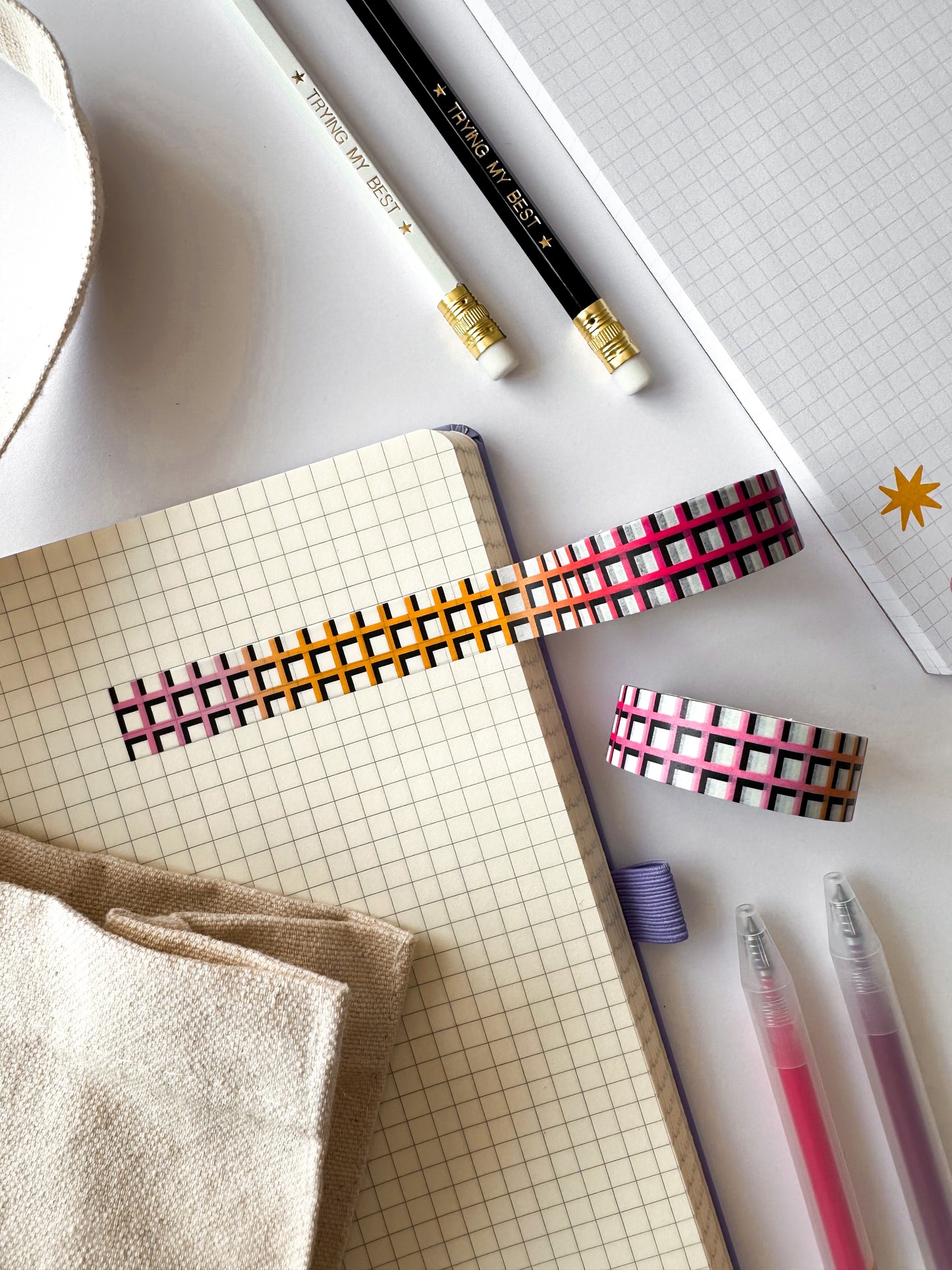 Abstract Checkerboard Washi Tape