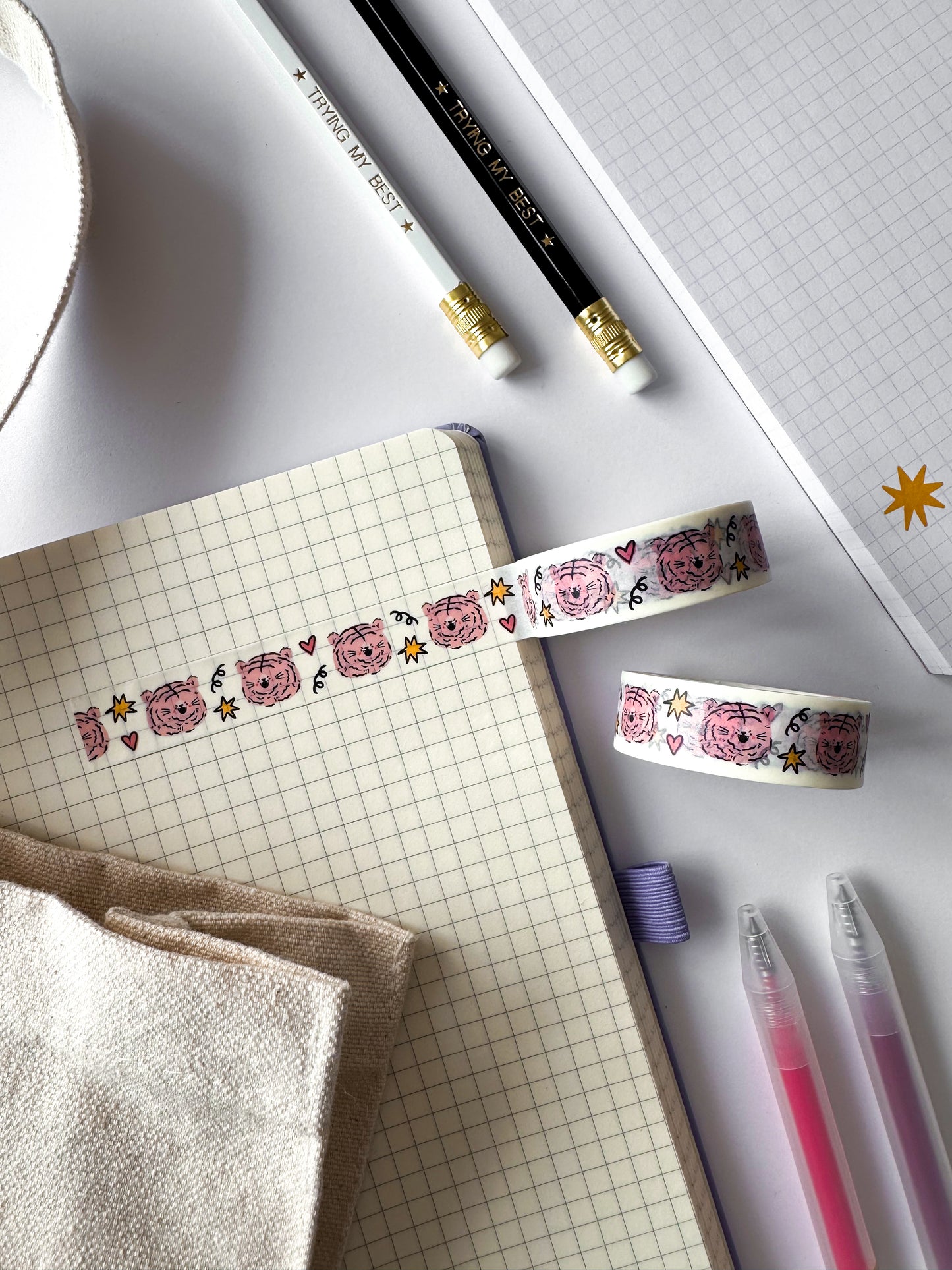 Pink Tiger Washi Tape