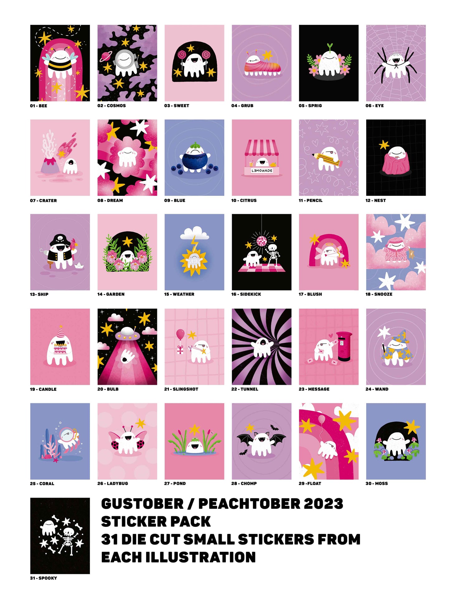 Gustober 2023 Sticker Pack