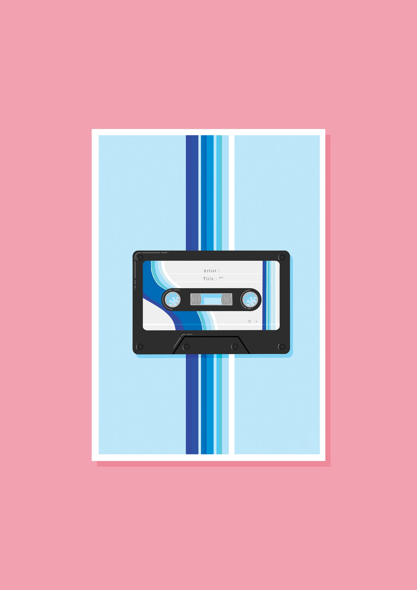 Personalised Cassette Card