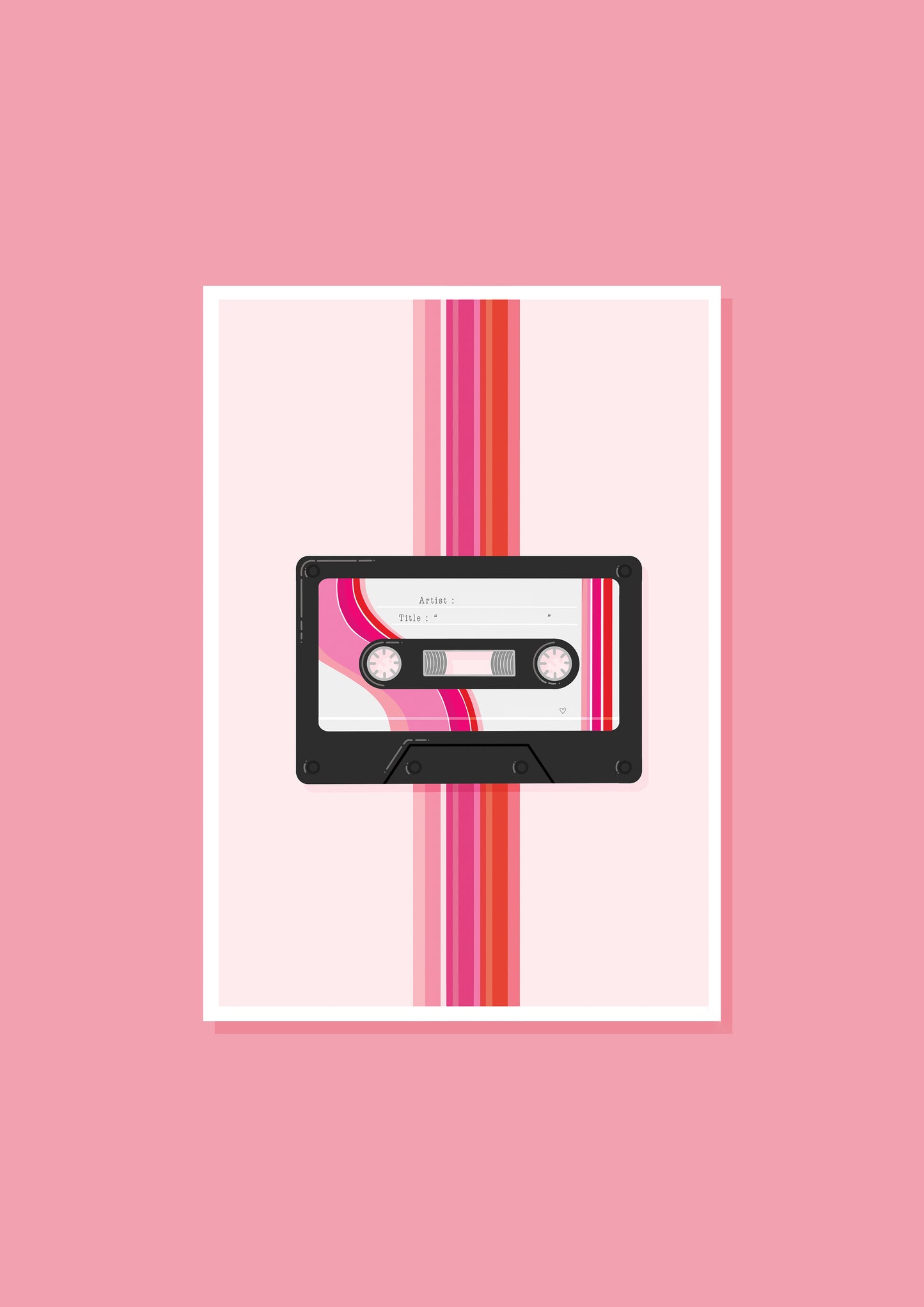 Personalised Cassette Card