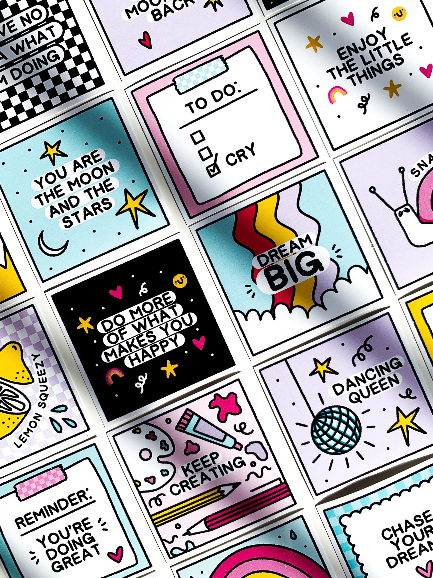Positivity stickers