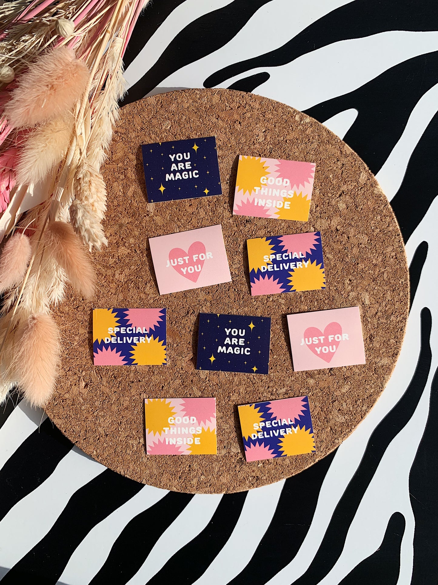 Plastic Free Postal / Penpal Packaging Stickers