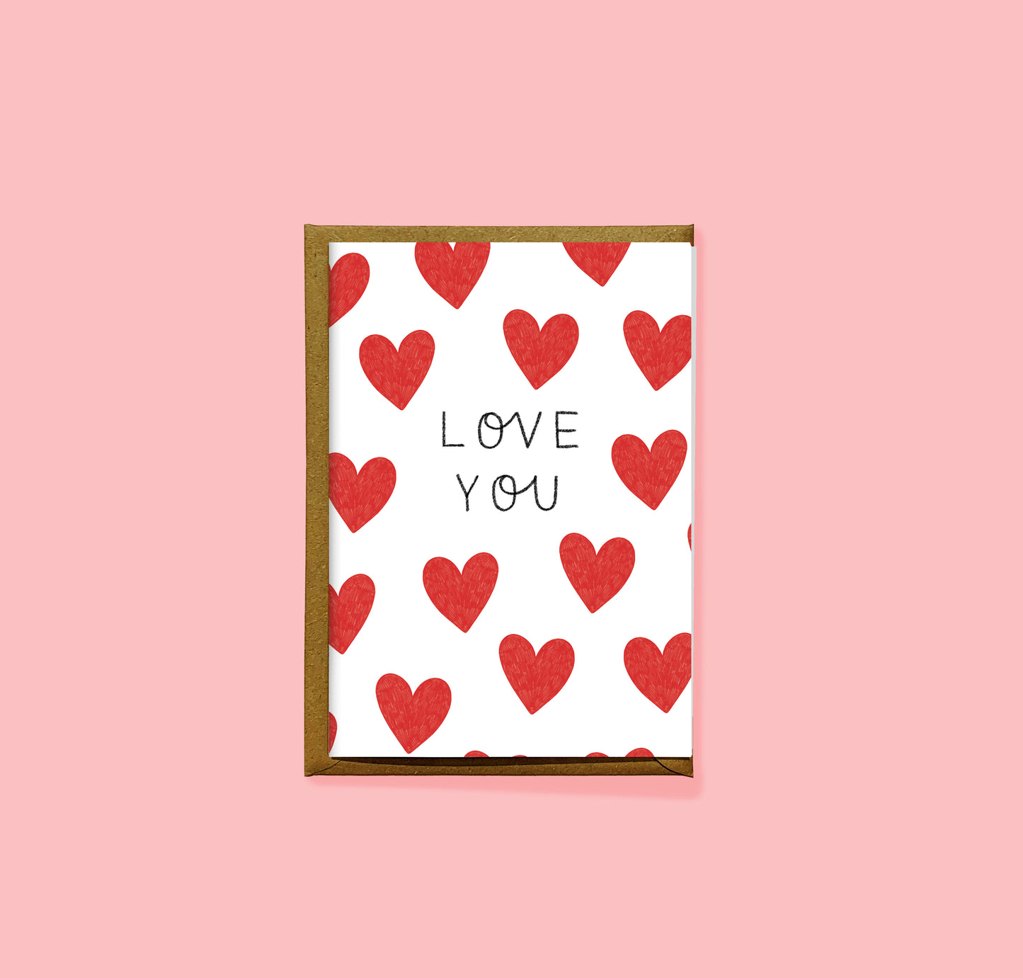 Love You Heart Card