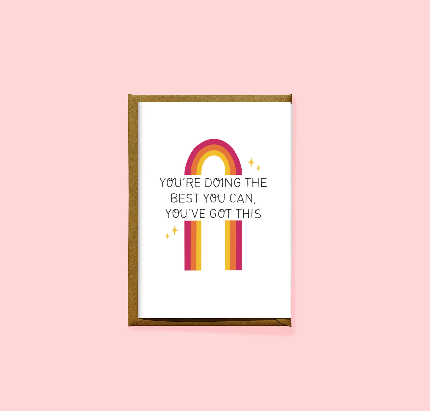 You're Doing The Best Card