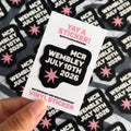 MCR Concert Sticker