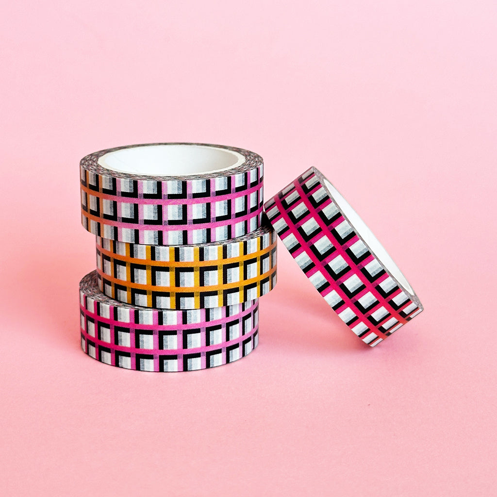 Abstract Checkerboard Washi Tape