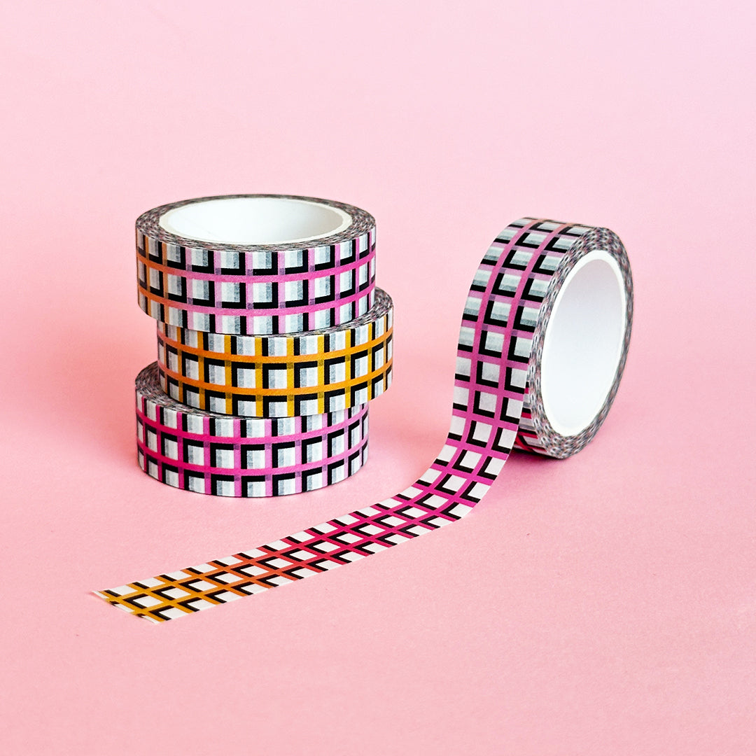 Abstract Checkerboard Washi Tape