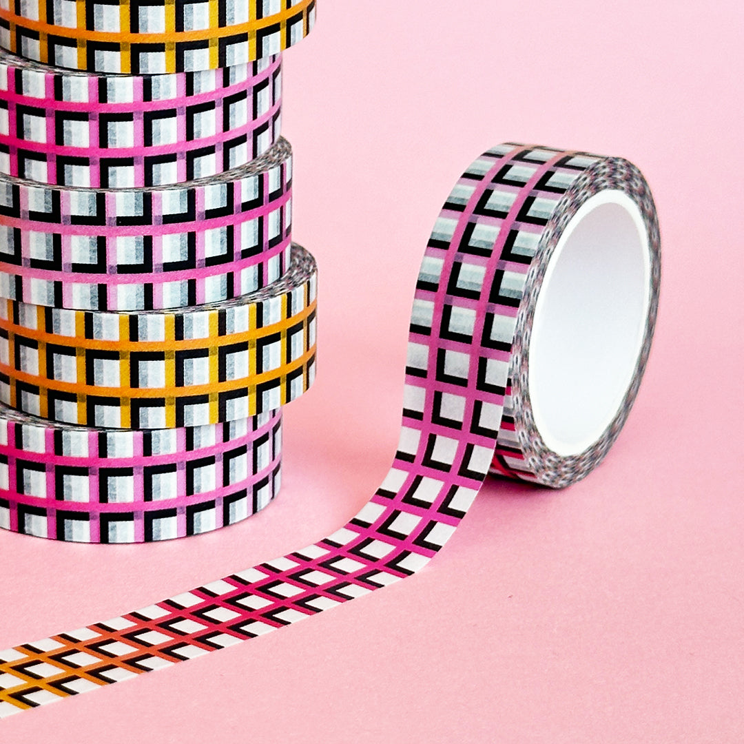 Abstract Checkerboard Washi Tape