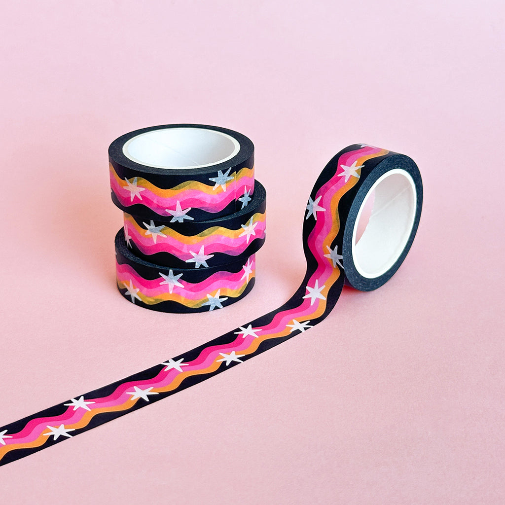 Dark Rainbow Washi Tape