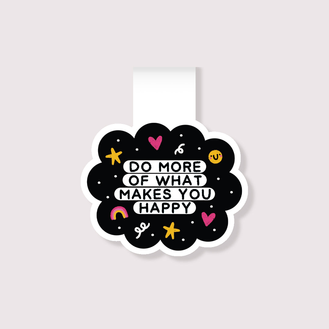 Happy Magnetic Bookmark