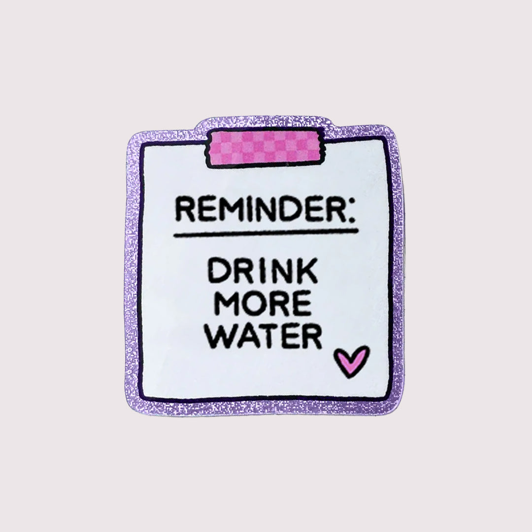 Drink More Water Sticker