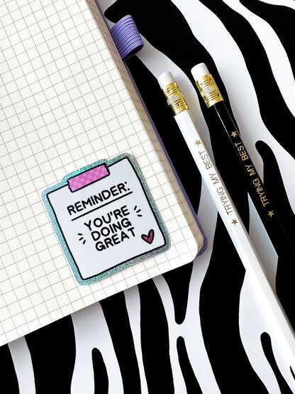 Doing Great Sticker