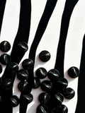 Black Rubber Pin Backing