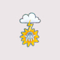 Lightning Gus Sticker