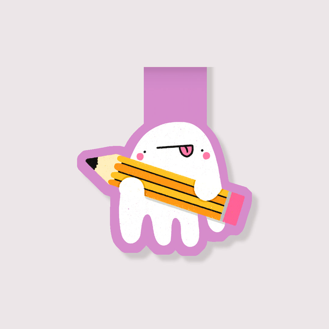 Pencil Gus Magnetic Bookmark