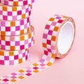 Pink Checkerboard Washi Tape