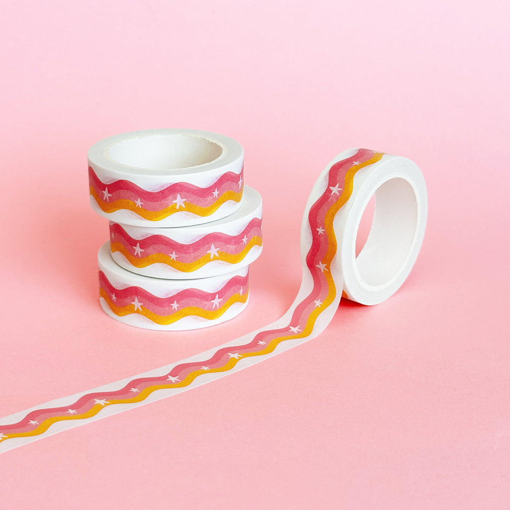 Rainbow Wiggle Washi Tape