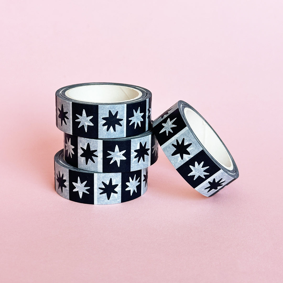 Star Checkerboard Washi Tape