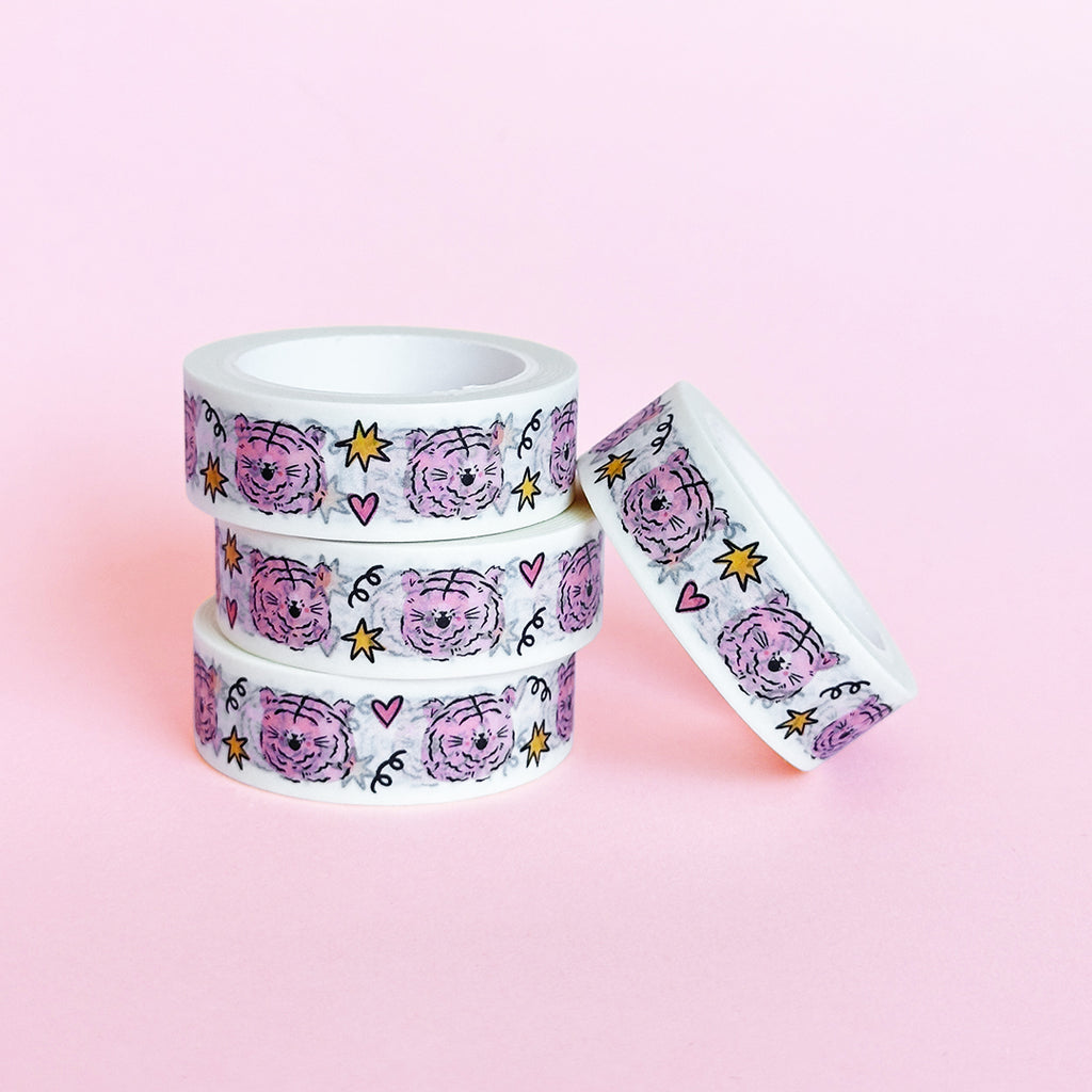 Pink Tiger Washi Tape