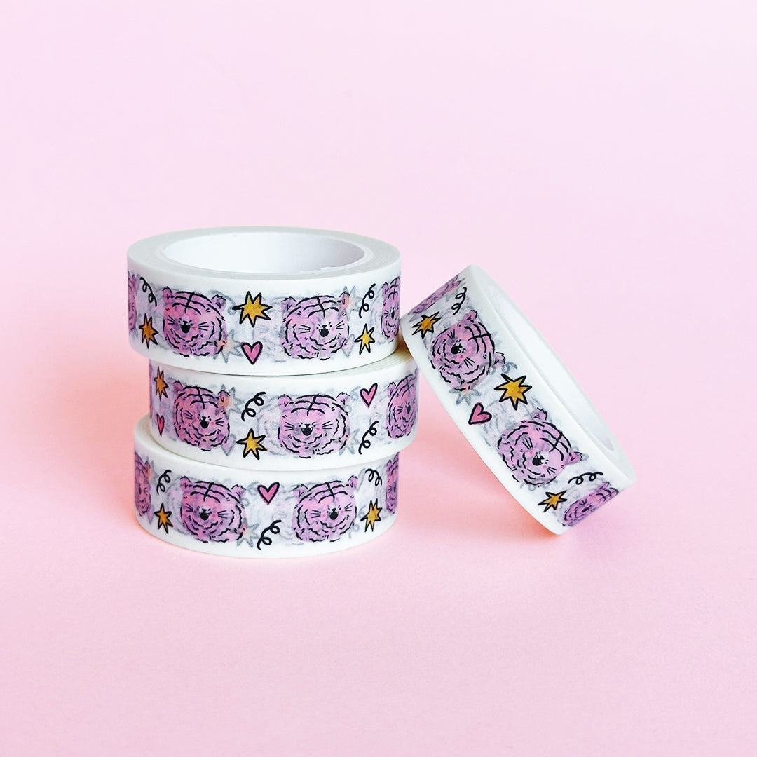 Pink Tiger Washi Tape