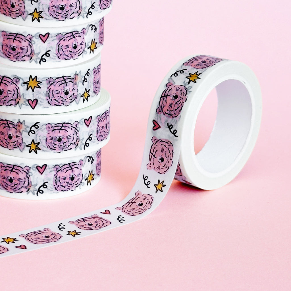 Pink Tiger Washi Tape