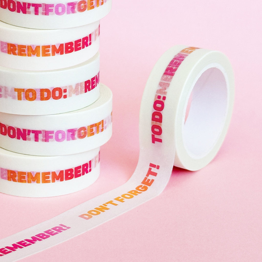 Reminder Washi Tape