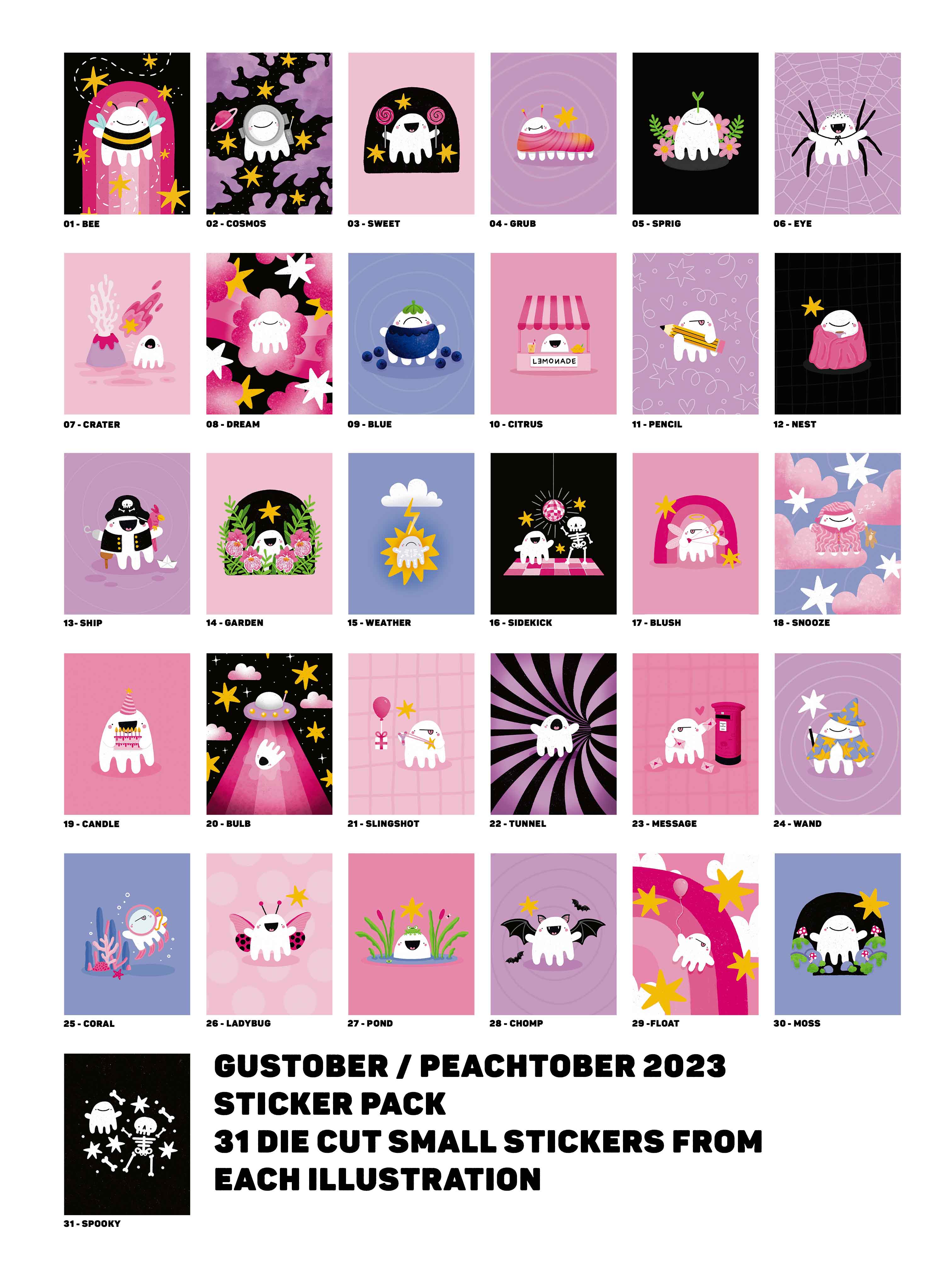 Gustober 2023 Sticker Pack
