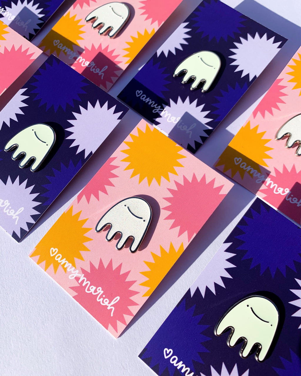 Gus Ghost Pin Badge