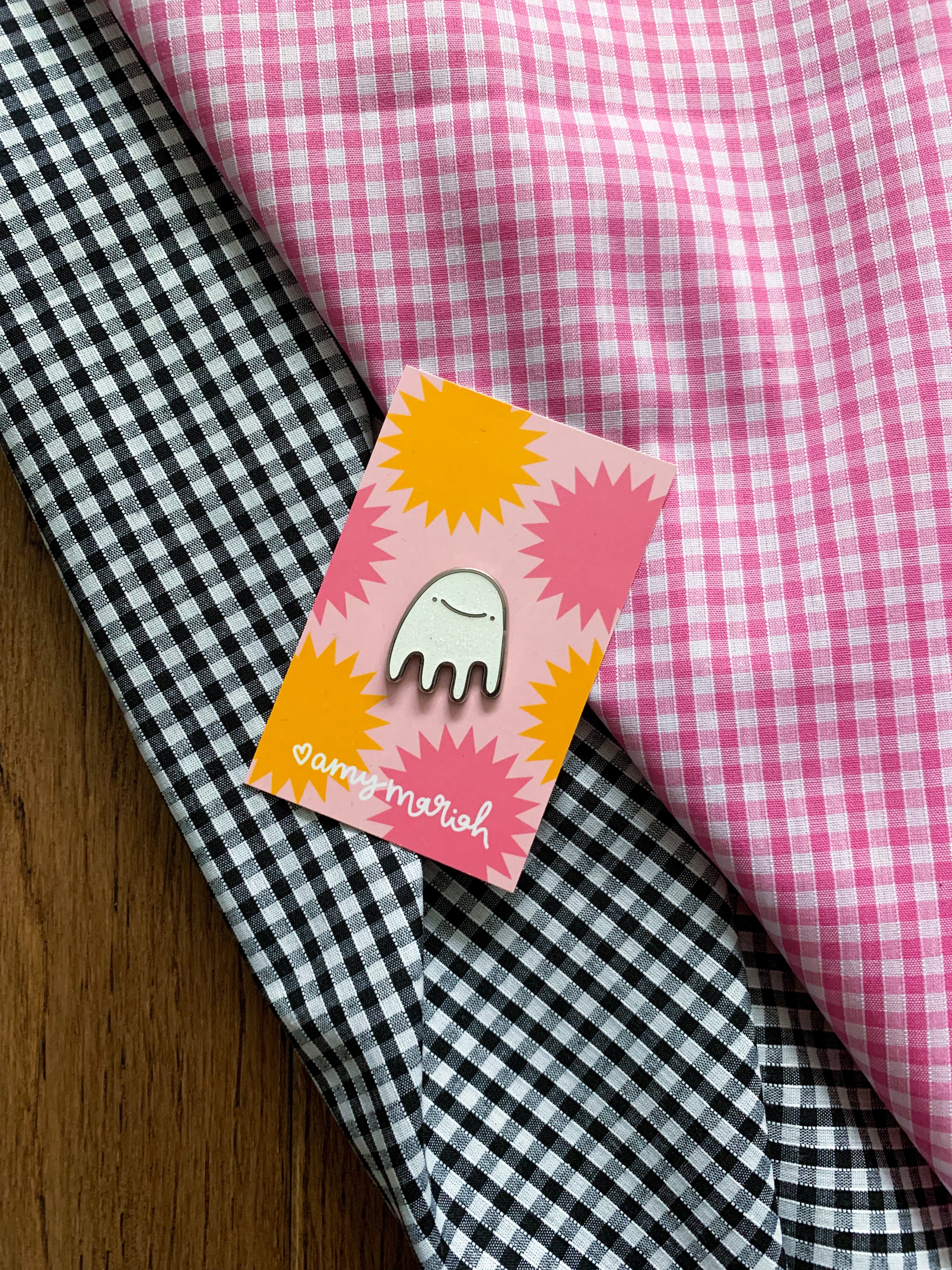 Gus Ghost Pin Badge