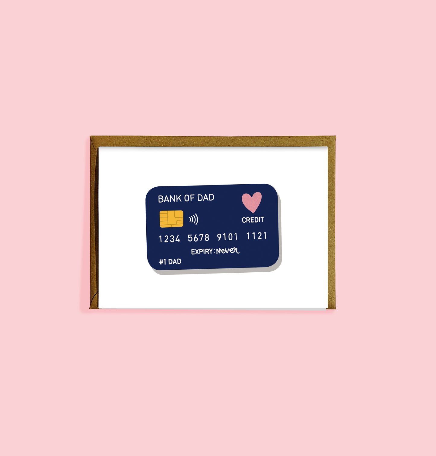 Bank Of Dad Card