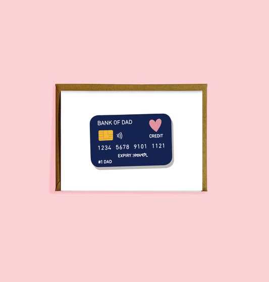 Bank Of Dad Card
