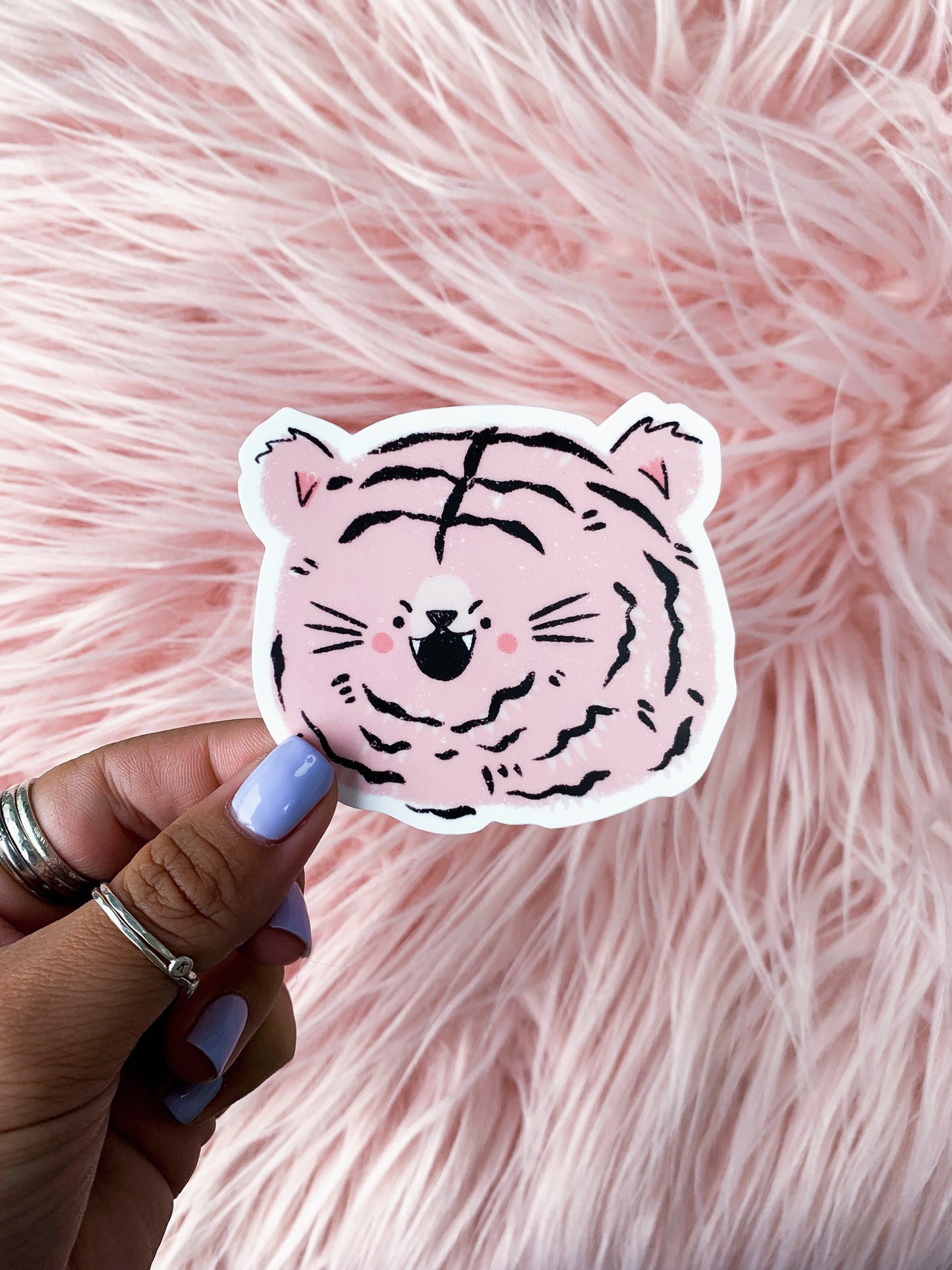 Angry Tiger Sticker