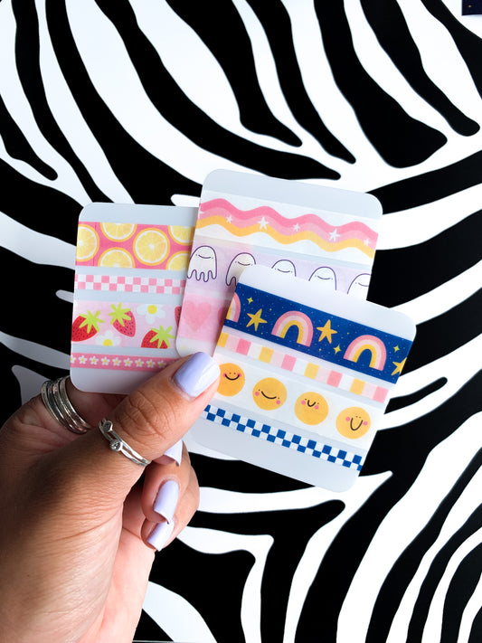 Mix & Match Washi Samples 15mm