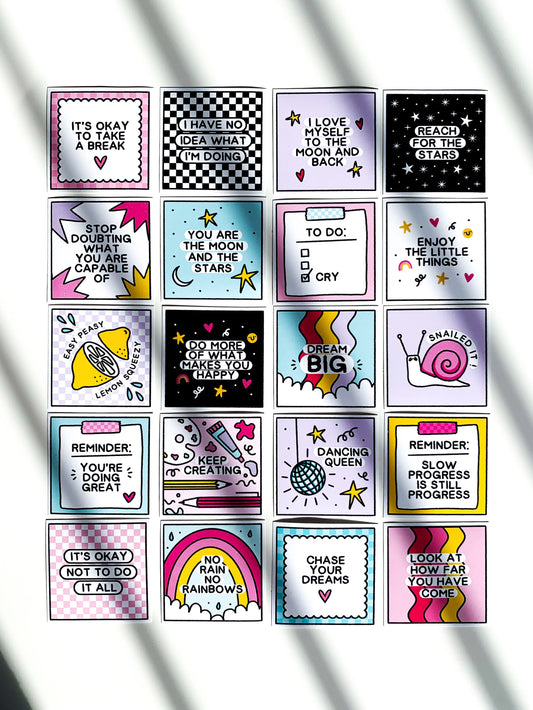 Positivity stickers