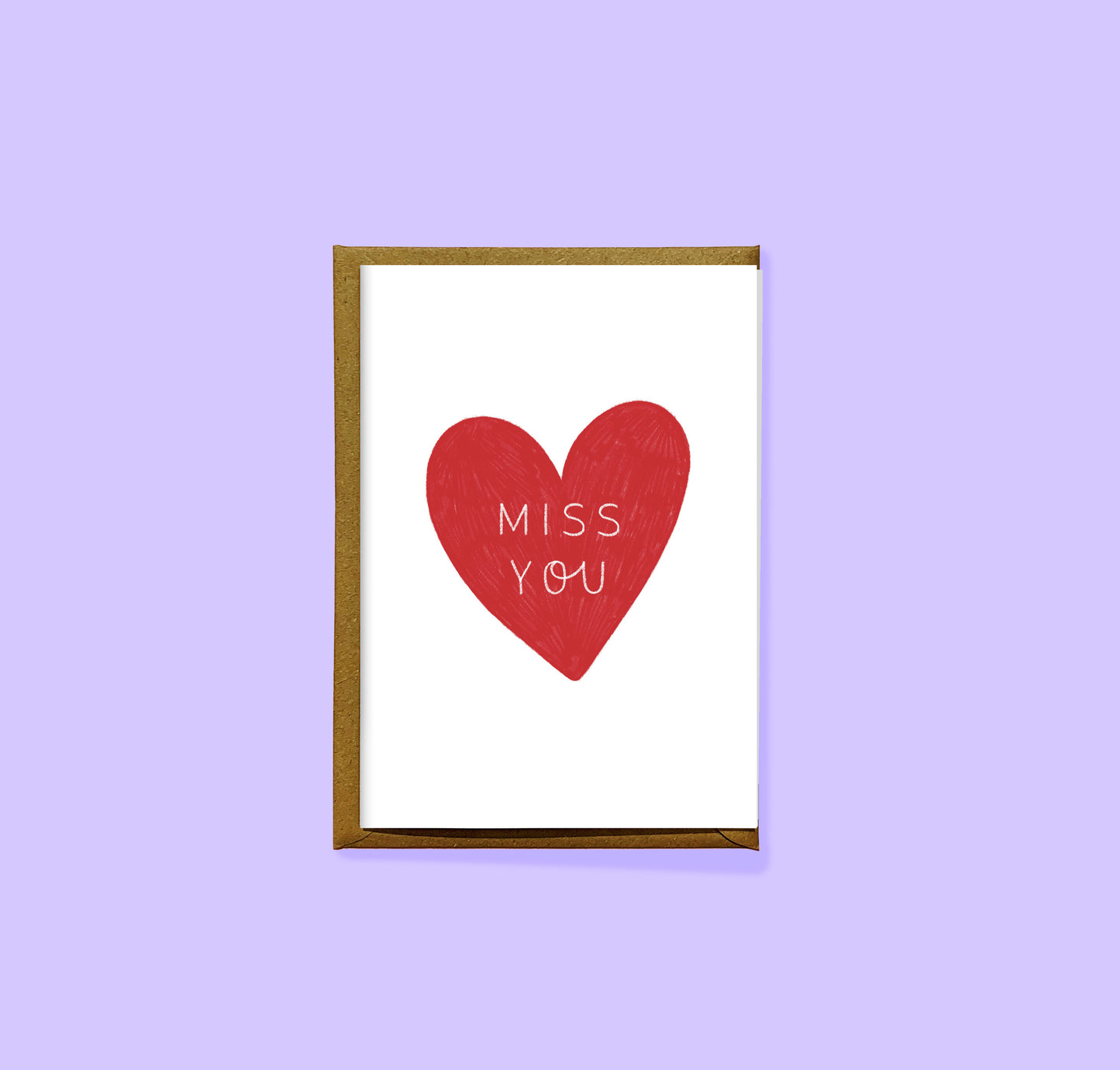 Miss You Card