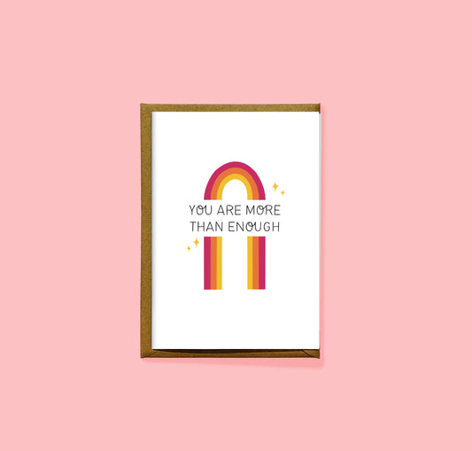 You Are Enough Card